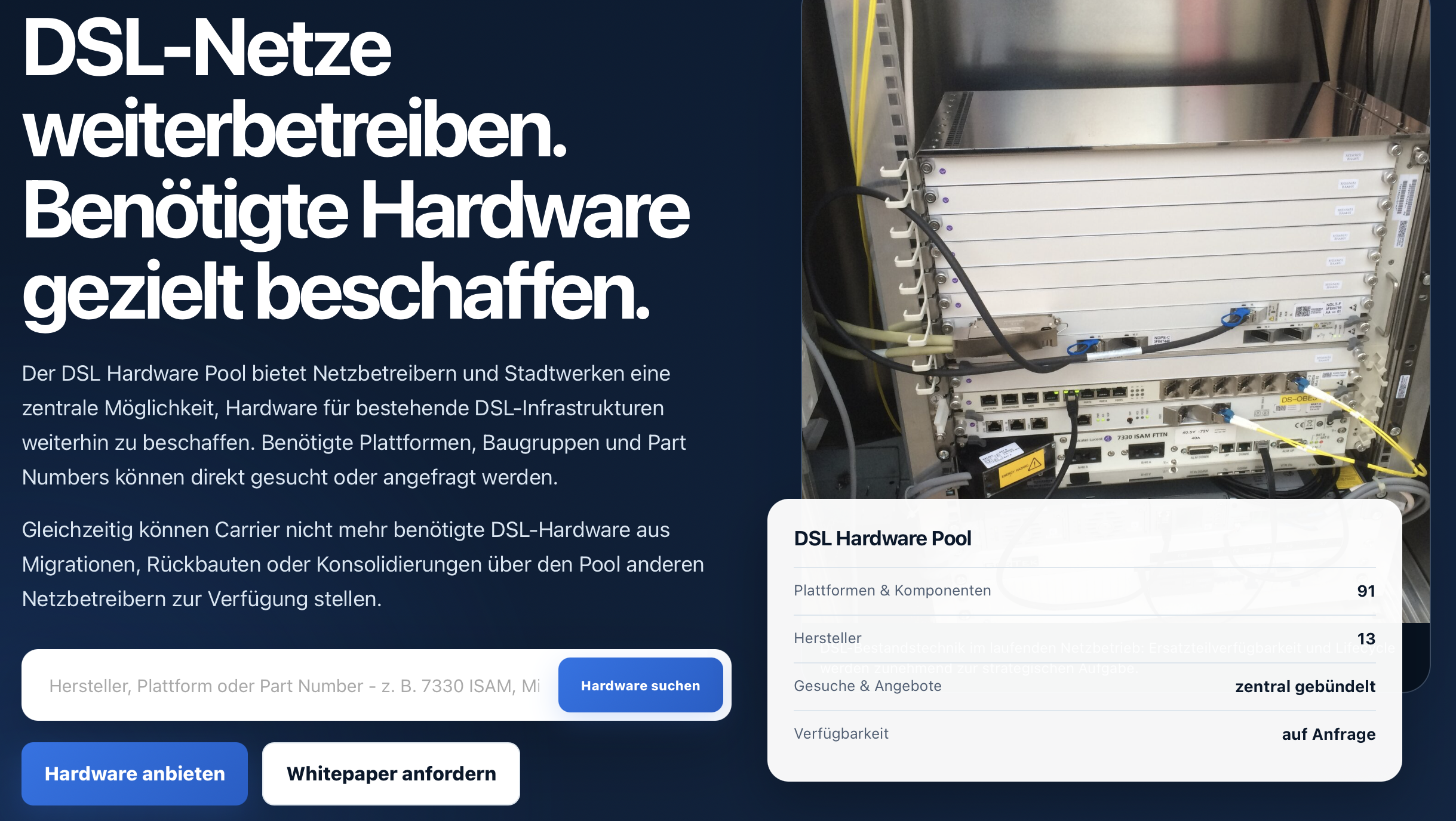 DSL Hardware Pool