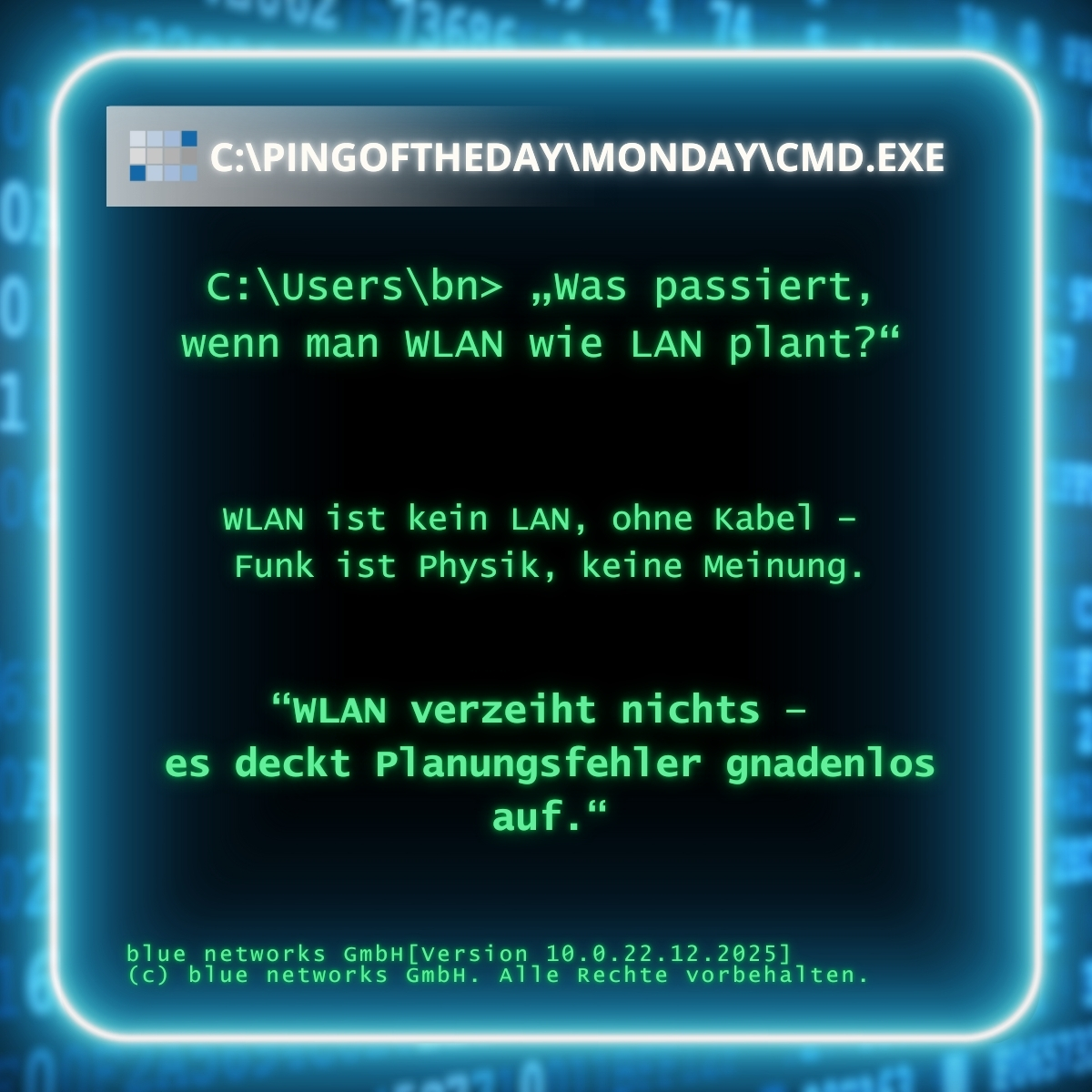 Mehr über den Artikel erfahren WLAN richtig planen: Warum WLAN kein LAN ohne Kabel ist